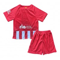 Atletico Madrid Replika babykläder Hemmaställ Barn 2023-24 Kortärmad (+ korta byxor)